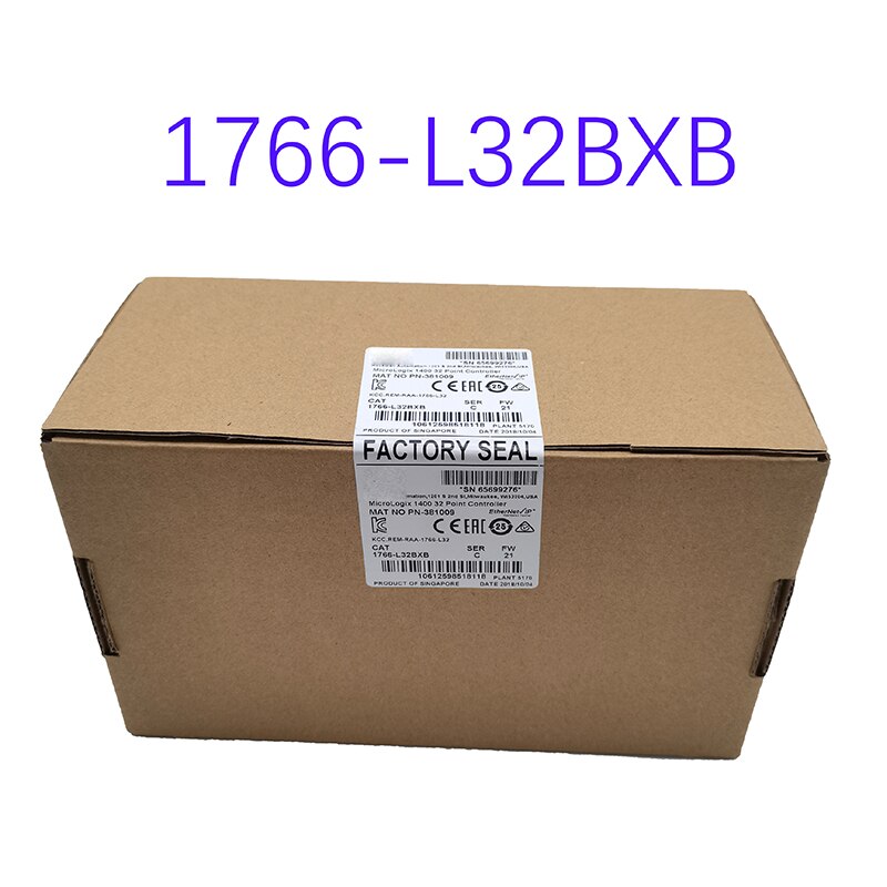Original Brand New 1766-L32BXB PLC 24VDC MicroLogix 1400 Controller warranty for one year