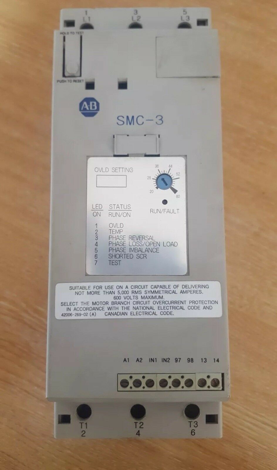 Allen Bradley SMC-3 / 150-C60NBD Soft Starter Used In Good Condition