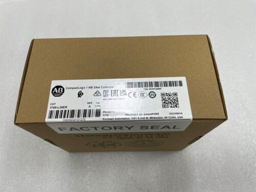 New Sealed AB 1769-L30ER LED Display Compactlogix 1MB Enet Controller US